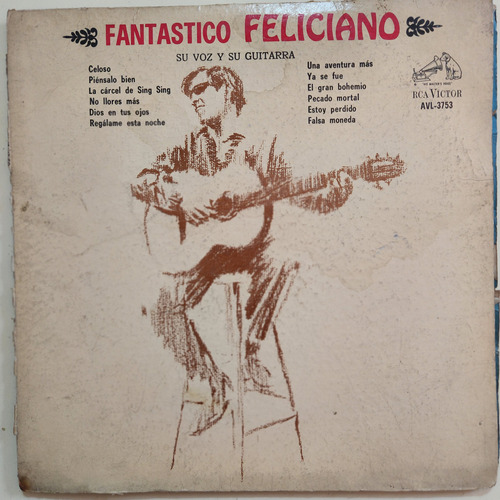 Portada Fantastico Feliciano Su Voz Y Guitarra P0
