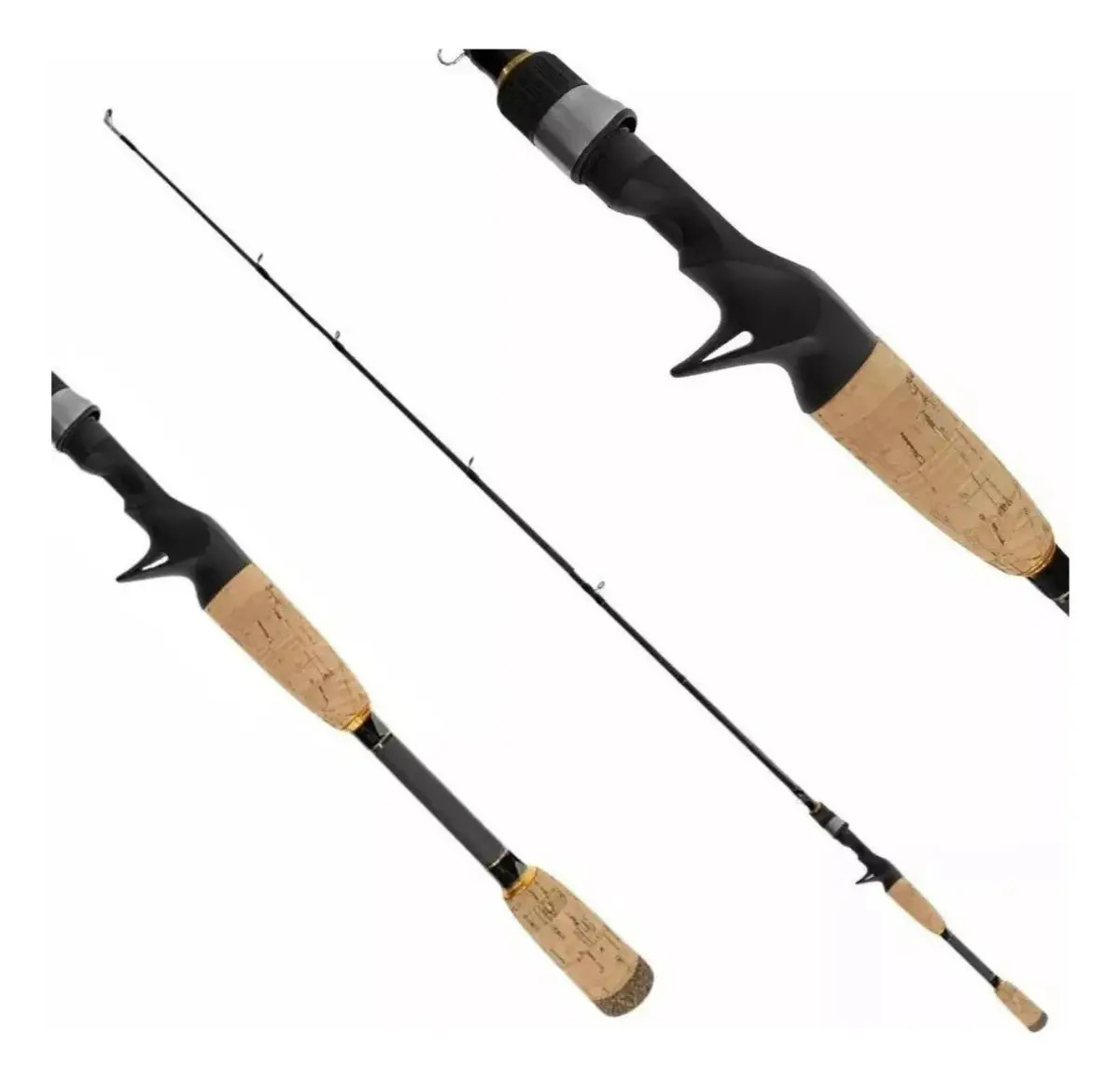 Vara Para Carretilha - Intense 17lb - 5'6'' - 1,68m - Lumis Cor Preto