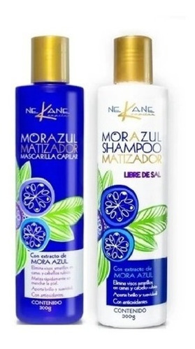 Kid Matizador Shampoo Y Mascarilla Mora Azul Nekane