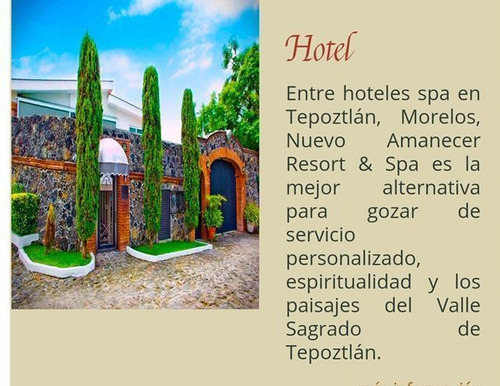 Hotel Resort En Venta En Tepoztlan, Morelos