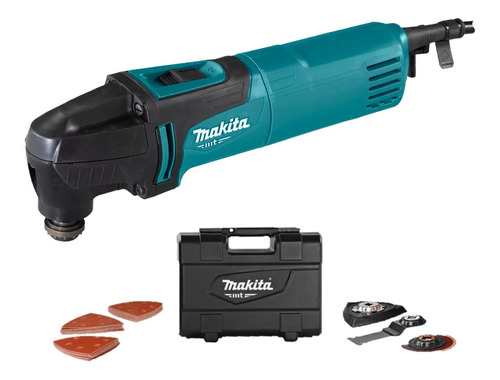 Multitool Makita M9800bkx2 Mt 200w Vel Variable + Accesorios