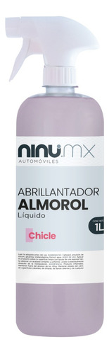 Abrillantador Almorol Autos Ninu 1 Litro Con Atomizador Color Chicle