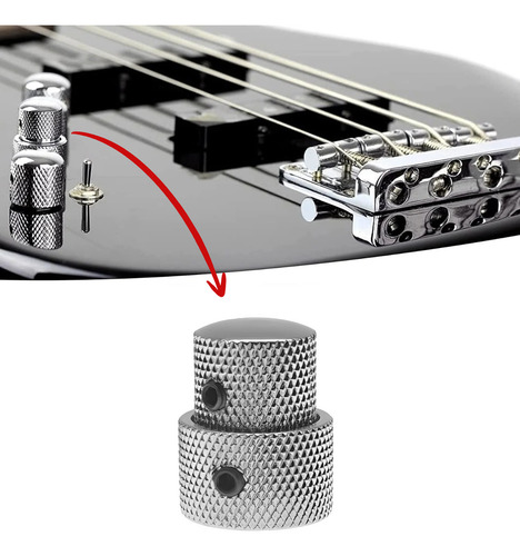 Knob Duplo ConcĂȘntrico Contra Baixo Parafuso Para Luthier