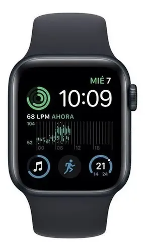 Apple Watch SE 44 mm Caixa Meia-noite De Alumínio Pulseira