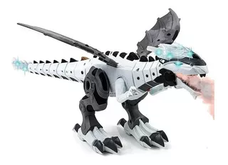 Dragon Dinosaurio Robot Con Efecto Fuego Luces Moviento Soni
