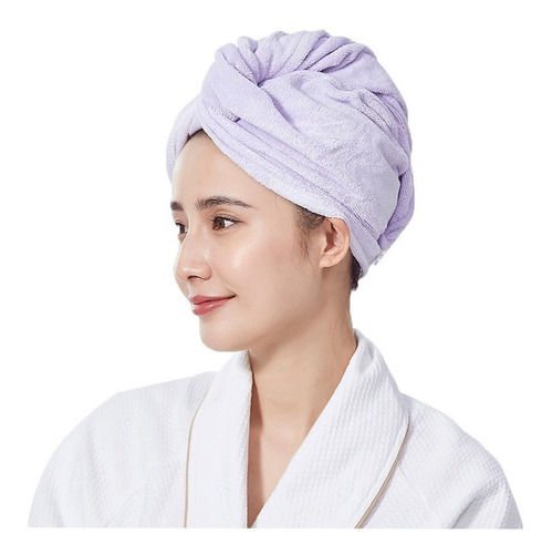 Toalla Para Pelo Turbante Microfibra Para Secar Cabello