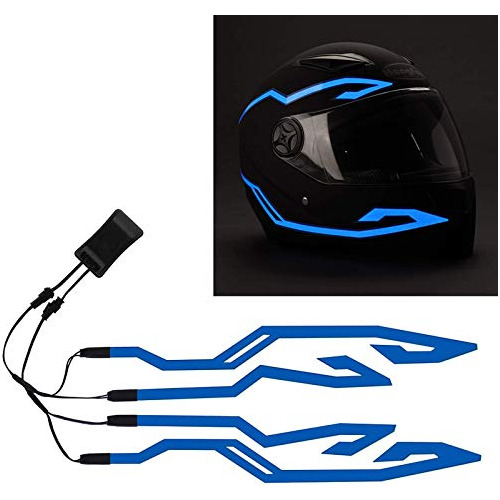 4pcs Mejoradas Luces De Casco De Motocicleta Recargable...