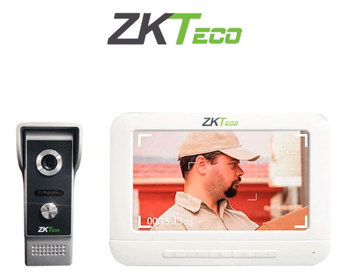 Kit Videoportero Digital Interfon Inteligente Cámara Vdp03 Color Plateado