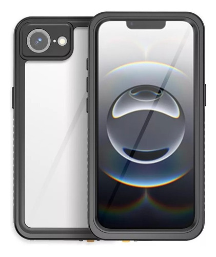 Capa Para iPhone 16e Com Protetor De Tela À Prova D'água