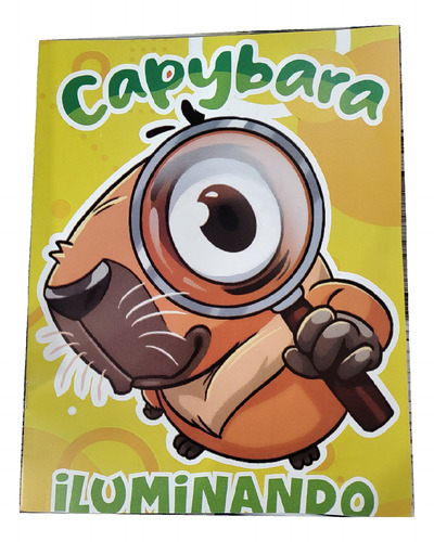 Bebe Capibara Carpincho Smoo Paq 20 Libros Iluminar Colorear