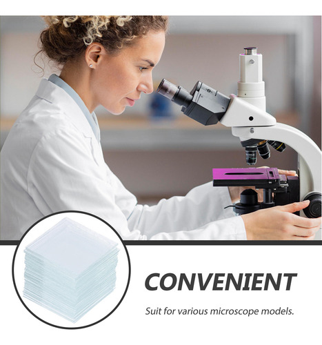 Carátulas Para Microscopio, 500 Unidades, Cubiertas Para Mic