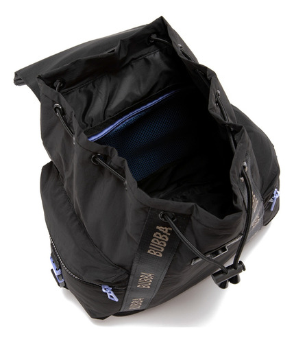 Mochila Mila Casual Viaje Escolar Tamaño Regular Bubba Bags Color Negro Diseño De La Tela Lisa
