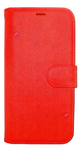 Capa de diário com capa e suporte para Xiaomi Linea Mi Red Color Mi 9 Se