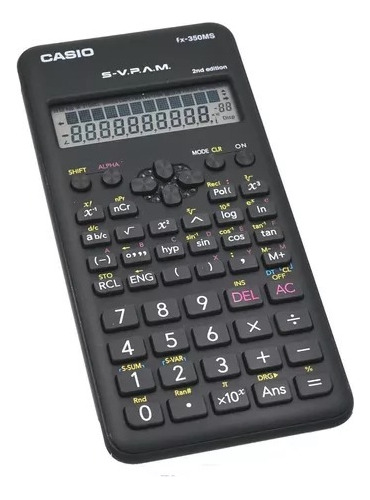 Calculadora Científica Casio Fx-350ms Garantia  .clok-time.