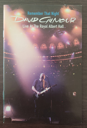 David Gilmour - Live At The Royal Albert Hall - 2 Dvd (Usado)
