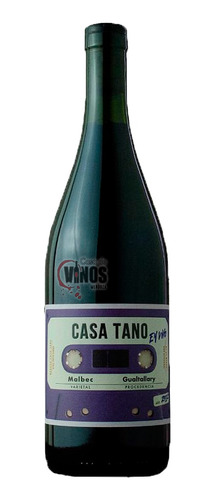 Vino En Vivo Malbec Gualtallary Casa Tano 750 Ml