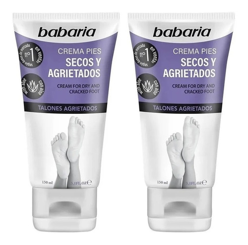 Crema Babaria Para Pies Secos Y Talones Agrietados 2 Pzas