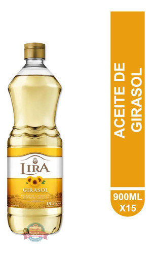 Aceite De Girasol 15x900ml Lira