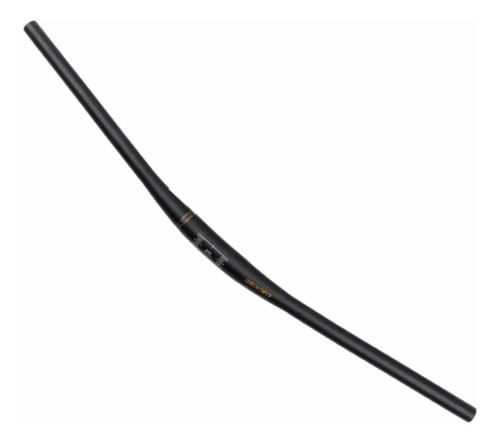 Guidão Zoom Alumínio Bike Mtb Flat 31.8x740mm Back Sweep 6º