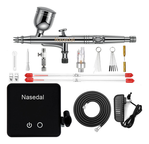 Nasedal Mini Kit De Aergrafo De Doble Accin De 0.012in Con A