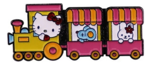 Prendedor Hello Kitty Tren  Importado 