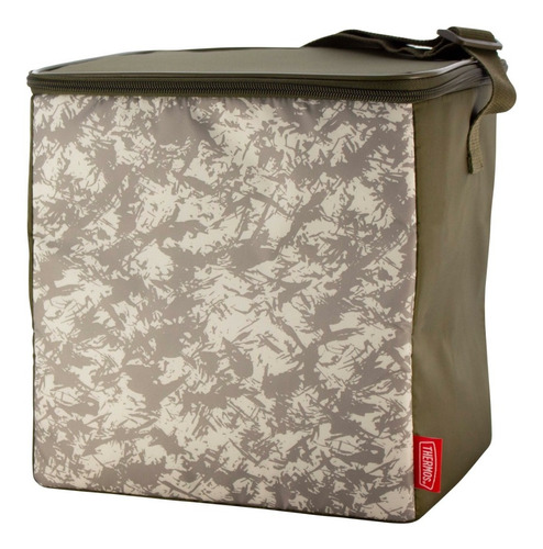 Soft Cooler Thermos 36 Latas Camuflado Blanco