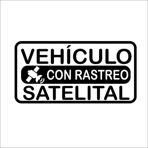 Sticker Logo Gps Vehículo Con Rastreo Satelital  2 Unidades