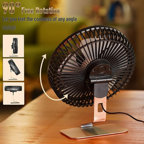 Ventilador De Escritorio Personal De Corriente Mini Moderno