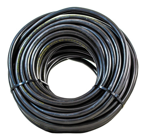 Cable Tipo Taller Tripolar 4 Mm Negro Clase X25m