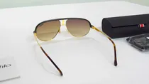 Comprar Lentes De Sol Carrera Café 1017\u002Fs 2m286 Negro\u002Fdorado Hombre Color de la lente Marrón Color del armazón Negro Diseño Classic