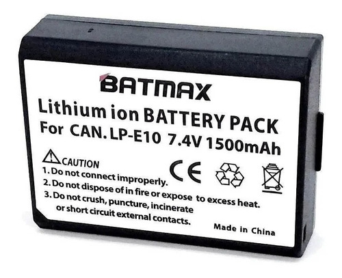 Bateria Lp-e10 Para Canon T3 T5 T6 Eos 