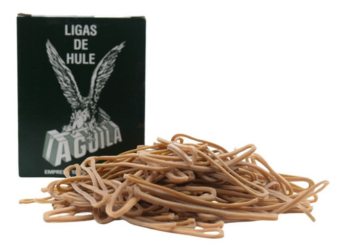 Ligas De Hule Aguila 500 Gramos N° 18 Color Natural