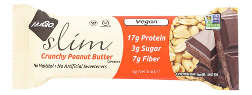 Nugo Nutrition Bar - Slim - Mantequilla De Mani Crujiente - 