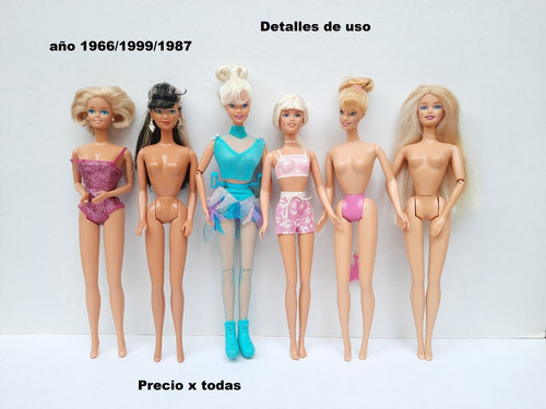 Muñecas Barbies Vintage