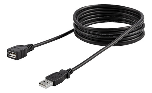 Cable Extensión Usb 3.0 Macho Hembra 3mts 5gbs Color Negro
