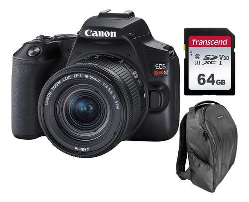 Kit Canon Sl3 + Maletin + Memoria Sd 64gb + Ef-s 18-55m 250d