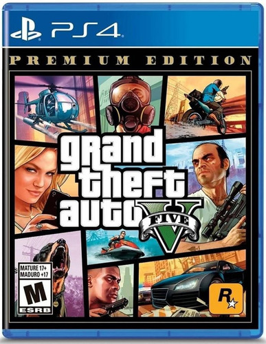 Gta 5 Ps4 Grand Theft Auto V Premium Edition Sellado Fisico