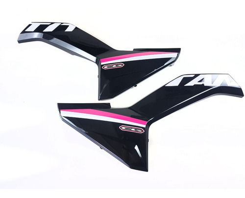 Kit Carenagens Titan 160 Rosa Lateral E Abas Titan 160s 2020
