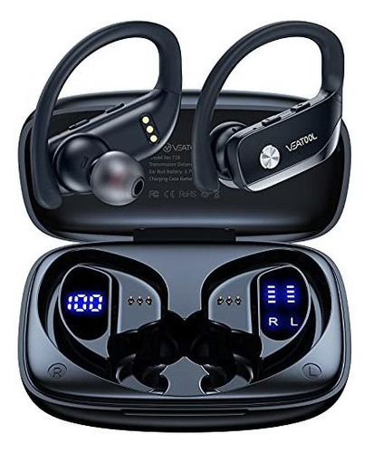 Audífonos Inalámbricos Bmanl, Bluetooth, 48 Horas De Repro
