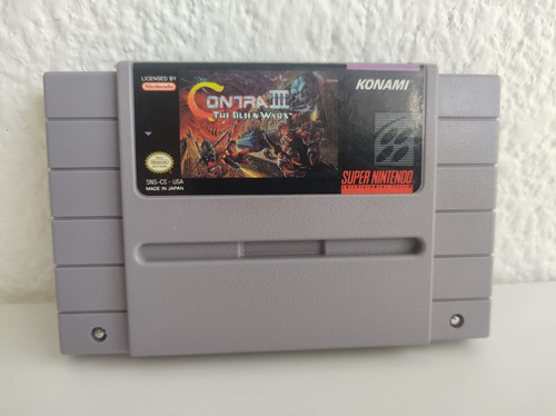 Contra 3 The Alien Wars Caset Para Super Nintendo