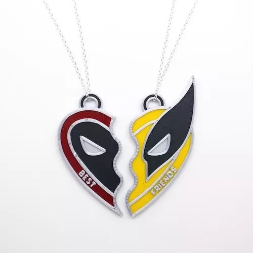 Fe Collar Deadpool Y Wolverine Deadpool X Wolverine Con