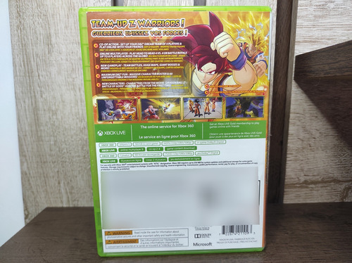 Jogo Dragon Ball Battle Of Z Original Xbox 360, Midia Física (Usado)