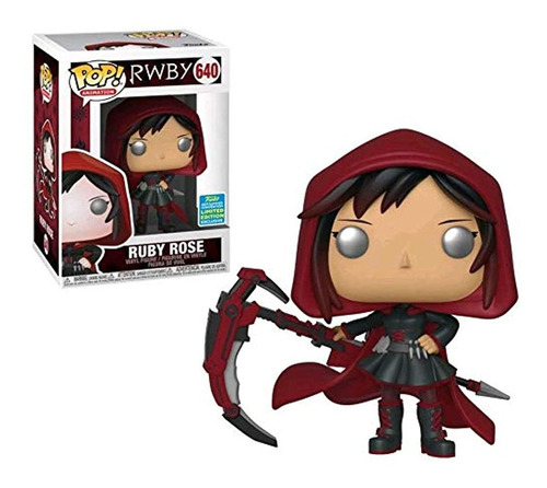 Pop! Rwby Ruby Rose #640 Sdcc 2019 Exclusivo