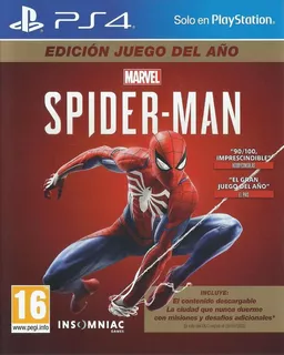 Marvel Spider-man Goty Playstation 4 Ps4 Nuevo Juego Vdgmrs