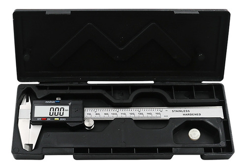 Paquimetro Digital 150mm/6 Inox Profissional C/ Estojo