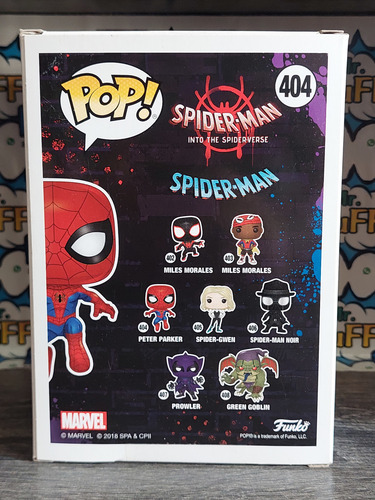 Funko Pop Peter Parker #404 Into The Spiderverse (Usado)