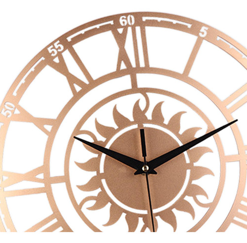 Reloj De Pared Redondo Reloj Con Pilas Que No Hace Dorado