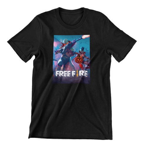 Polera - Free Fire- Payaso - 100% Algodón