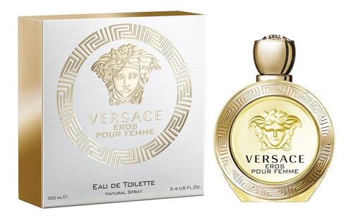 Imagen 1 de 1 de Perfume Versace Eros Pour Femme 100 Ml Edt
