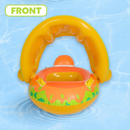 Flotador Inflable Con Toldo Para Bebé Edad De 6 A 36 Meses.